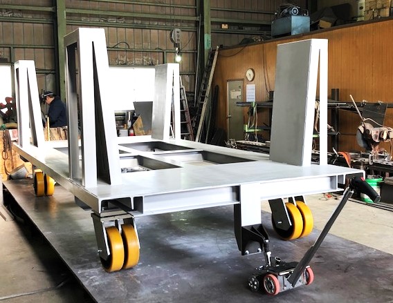 固定輪ｘ２＋自在輪ｘ２の台車をＰＧＢ３で移動の画像